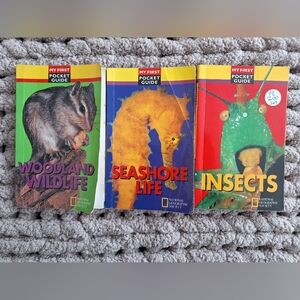 VINTAGE National Geographic Kids Pocket Guide Set - 1996